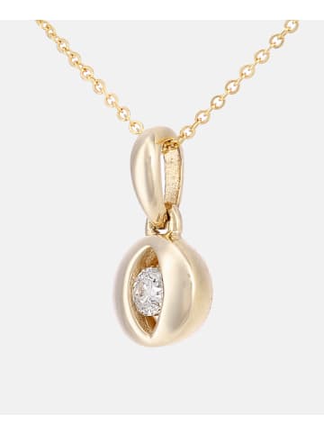 Diamant L'éternel Halskette mit Anhänger aus 375 Gelbgold mit Diamant