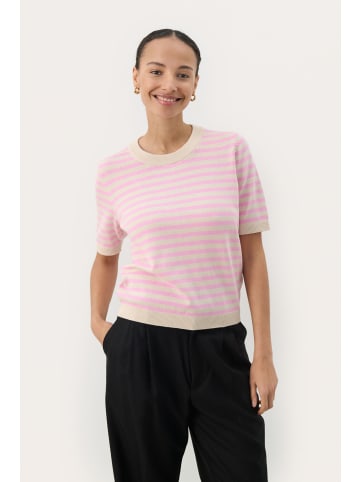 PART TWO Strickpullover GertianaPW Relaxed fit in Prism Pink Stripe