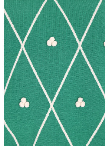 Swirly Women Sweater in Dark Green