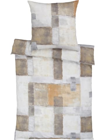 Estella Mako-Interlock-Jersey Bettwäsche Eetu in kiesel