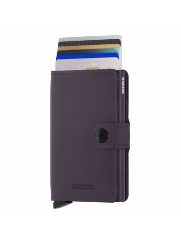 Secrid Matte Miniwallet - Geldbörse RFID 6.5 cm in dark purple