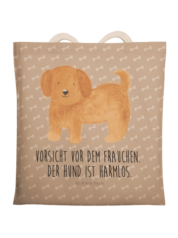 Mr. & Mrs. Panda shopping bag Hund Flauschig mit Spruch in Hundeglück