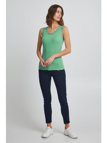 Fransa Jersey-Top ärmellos FRHIZAMOND Tight fit in Malachite Green
