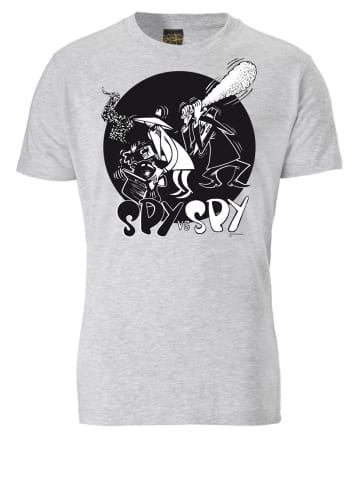 Logoshirt T-Shirt Mad - Spy vs Spy - Club in grau-meliert