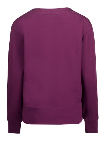 Gina Laura Sweatshirt in pflaume