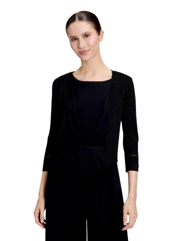 Vera Mont Strickbolero ohne Verschluss in Schwarz/Schwarz