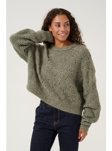 CULTURE Strickpullover CUkimmy Oversize fit in Dusky Green Melange