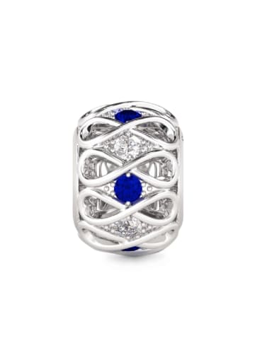 GNOCE Sterling Silber Infinity Charm Zirkonia