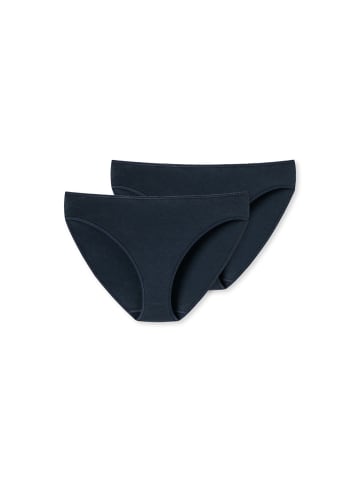 UNCOVER BY SCHIESSER Slip 2er Pack in Dunkelblau