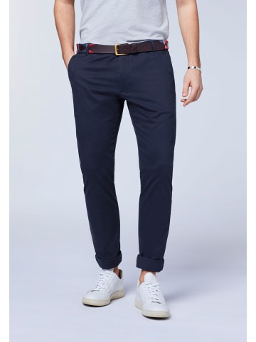 Polo Sylt Chino im cleanen Design in Blau