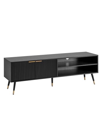 KADIMA DESIGN Lowboard mit Eiche-Dekor 150x51x39 cm TV-Kommode Modern,