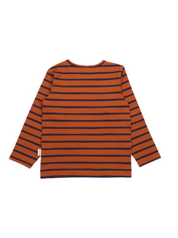 Walkiddy Langarmshirt Brown Lines-Shirt