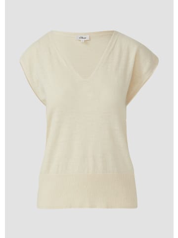 s.Oliver Strickpullover in 0750_natur