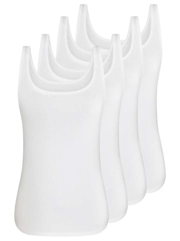 Sassa 4er Sparpack Top in white white