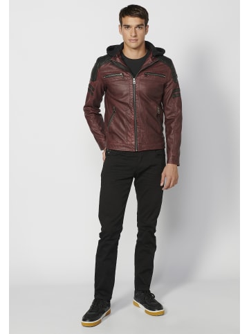 KOROSHI Bikerjacke in rot