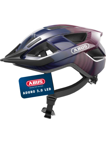 ABUS Fahrradhelm Aduro 3.0 LED in glacier blue