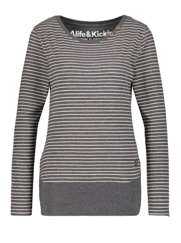 alife and kickin Langarmshirt ConnyAK Z in moonless melange