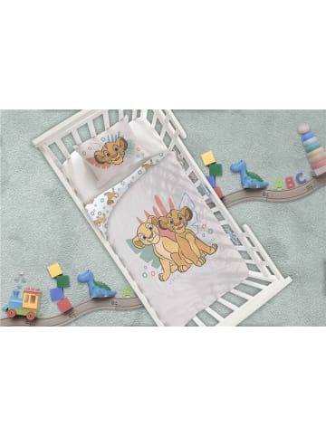 Disney Der König der Löwen Bettwäsche-Set – 1x Deckenbezug 100x140 & in Weiß