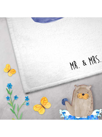 Mr. & Mrs. Panda Handtuch Klein Kaktus Liebe ohne Spruch in Weiß
