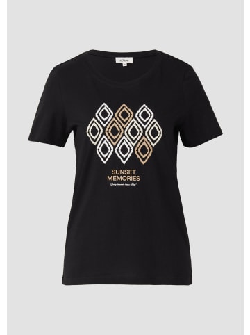 s.Oliver T-Shirt in 99D1_schwarz