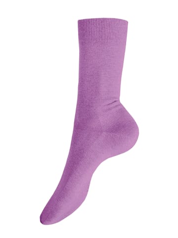 Kunert Socken Liz druckfrei in orchid