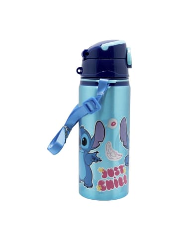 Lilo & Stitch Trinkflasche 730ml Aluminiumflasche mit Strohhalm & Gurt