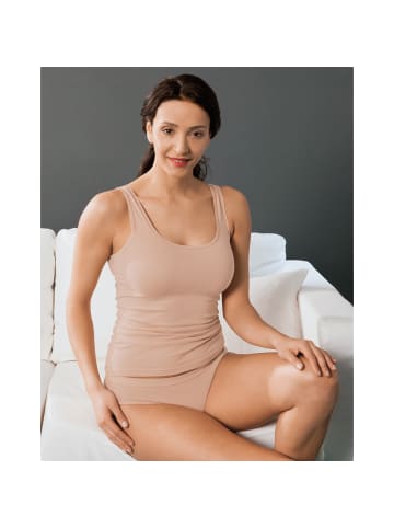 Con-ta Baumwolle, Feinripp Unterhemd 4er-Pack in weiß/haut