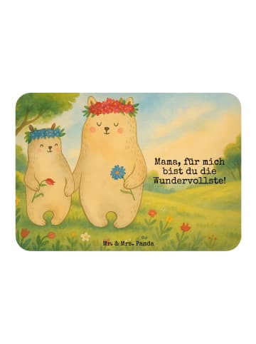 Mr. & Mrs. Panda whiteboardmagnet Bären mit Blumenkranz Design m... in Weiß