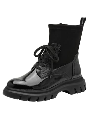 Marco Tozzi Stiefelette in BLACK PAT.COMB