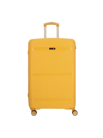 D&N Travel Line 4200 4 Rollen Trolley L 77 cm in yellow