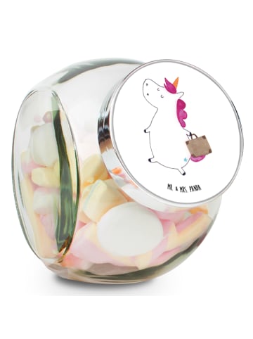 Mr. & Mrs. Panda Frischhaltedose Einhorn Koffer ohne Spruch in Weiß