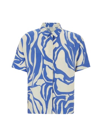 Soft Rebels Hemd SRMio in 207 Two Tone Amparo Blue Print