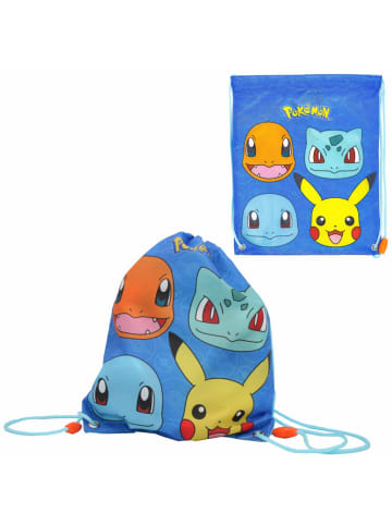 Pokémon Sportbeutel | 24 x 30 cm | Pokemon | Turnbeutel Schule | Schwimm-Tasche