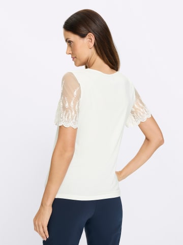 Heine Spitzen-Shirt in ecru