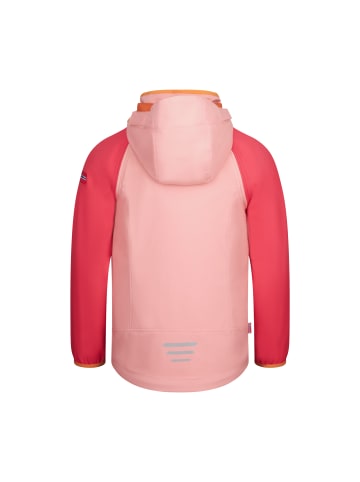 Trollkids Softshell Jacke Zip Off "Rondane" in Koralle/Kirschrot