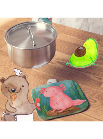 Mr. & Mrs. Panda Topfuntersetzer Axolotl Niedlich Design ohne Sp... in Weiß