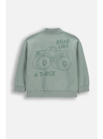 Coccodrillo Baumwolljacke mit Reißverschluss in grün