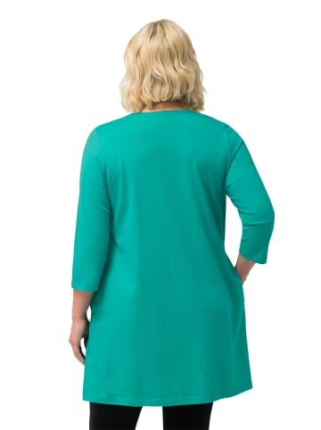 Ulla Popken Longshirt in tropisches grün