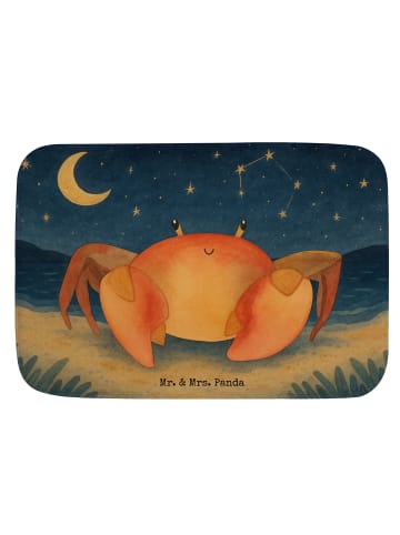 Mr. & Mrs. Panda Badematte Sternzeichen Krebs Design ohne Spruch in Weiß