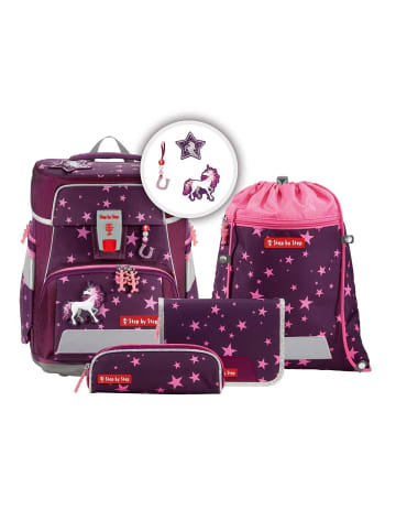 Step by Step Schulranzen Unicorn Nuala in lila/rosa