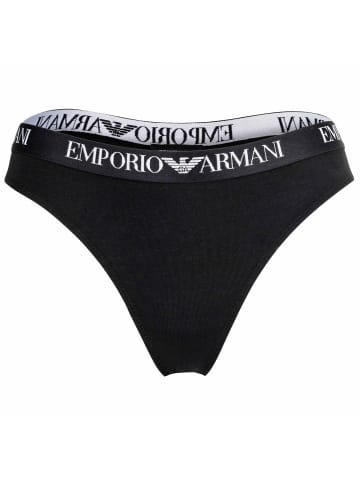 Emporio Armani String 2er Pack in Schwarz