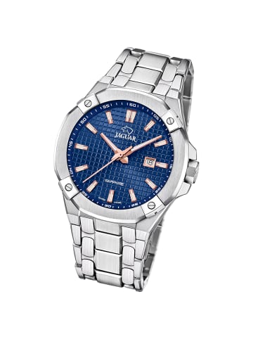 Jaguar Analog-Armbanduhr Jaguar Diplomatic silber groß (ca. 44mm)