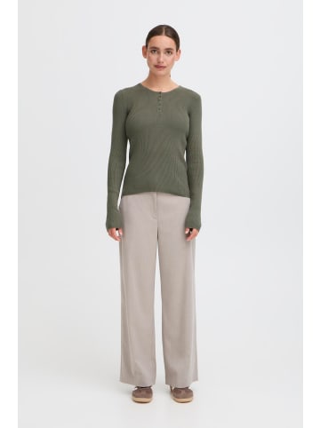 Oxmo Rundhalspullover OXSolray in Grün