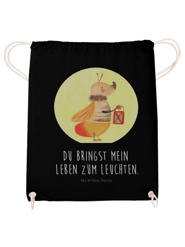 Mr. & Mrs. Panda Sportbeutel Glühwürmchen mit Spruch in Schwarz