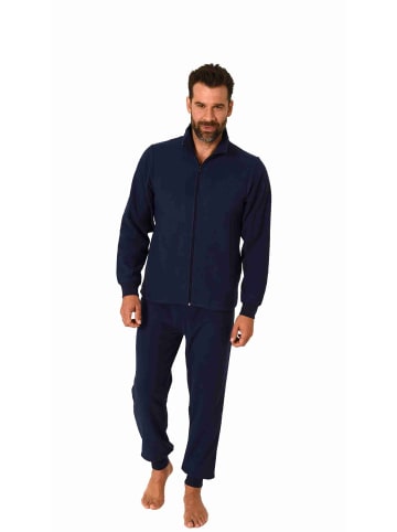 NORMANN Polarfleece Hausanzug Trainingsanzug Freizeitanzug Jogginganzug - 70625 in navy