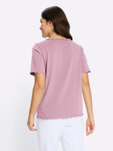 Sieh an! Kurzarmshirt in rosé