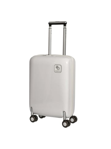 Mandarina Duck Sky Duck - 4-Rollen-Kabinentrolley 55 cm S erw. (blanc) in blanc