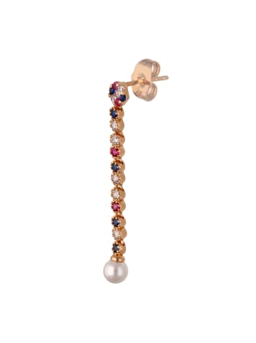grassland Women Earrings in Rose Gold Multicolor