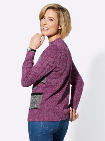 WITT WEIDEN Stehkragenpullover in malve-meliert