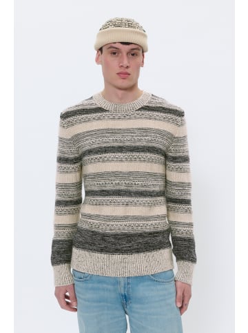 Matinique Strickpullover MAtriton Gerade Passform in Dark Grey Melange